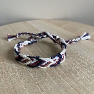 Zephyrine Bracelet, anklet, trendy, comfortable, tie, embroidery thread, woven,